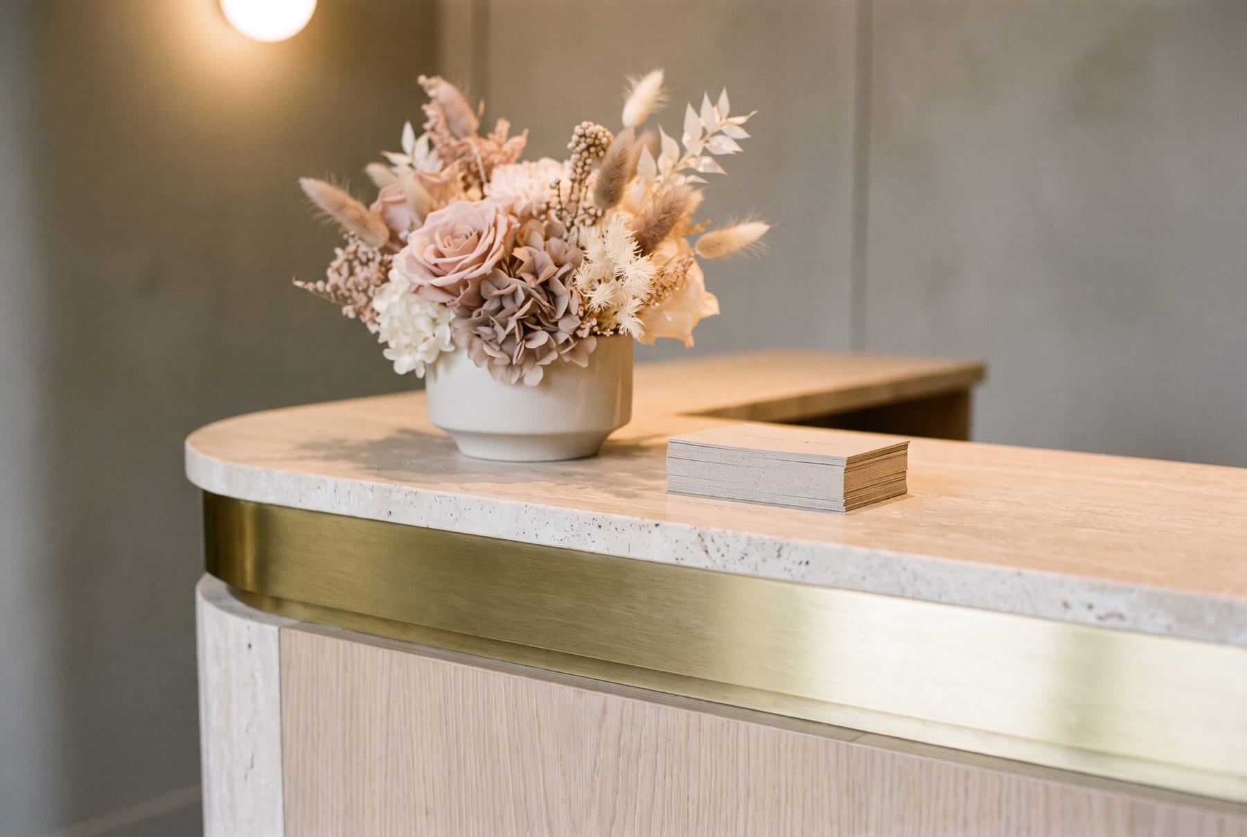 The reception at ANA Wellbeing